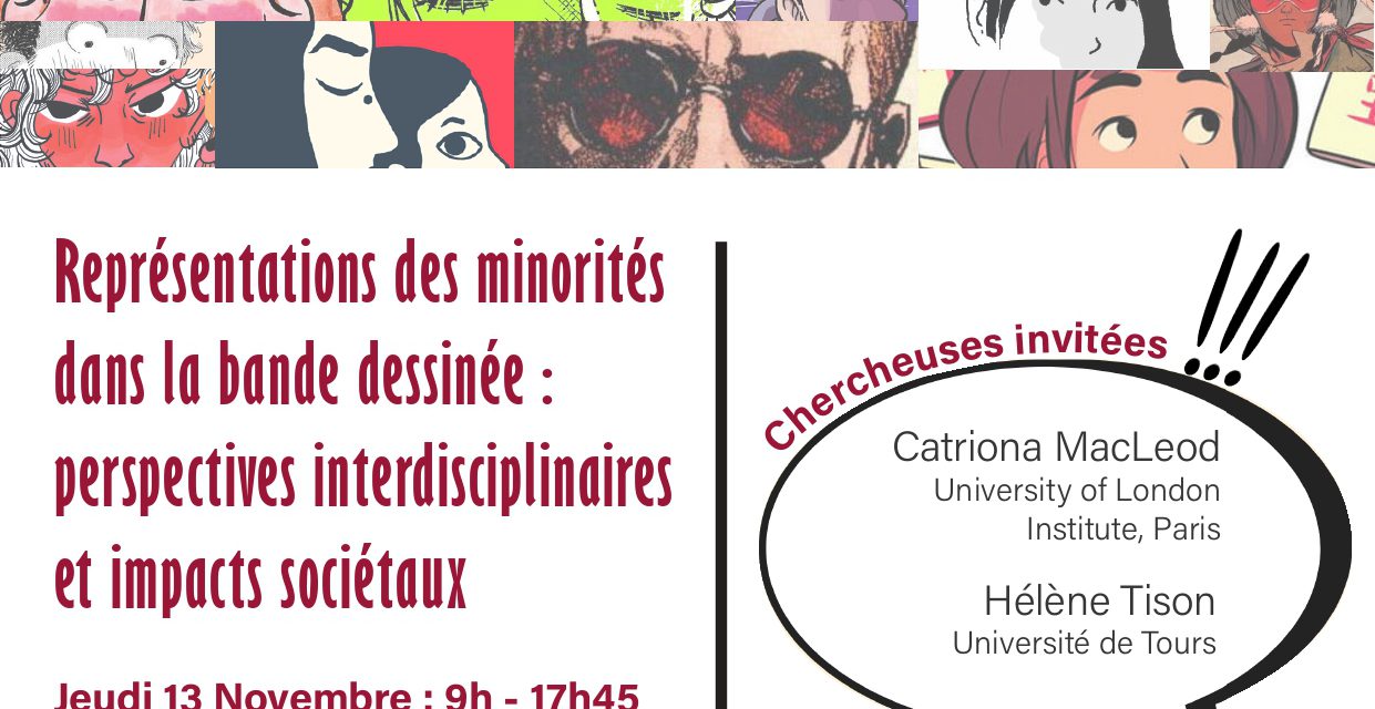 Programme colloque « Représentation des minorités dans la bande dessinée : perspectives interdisciplinaires et impacts sociétaux »